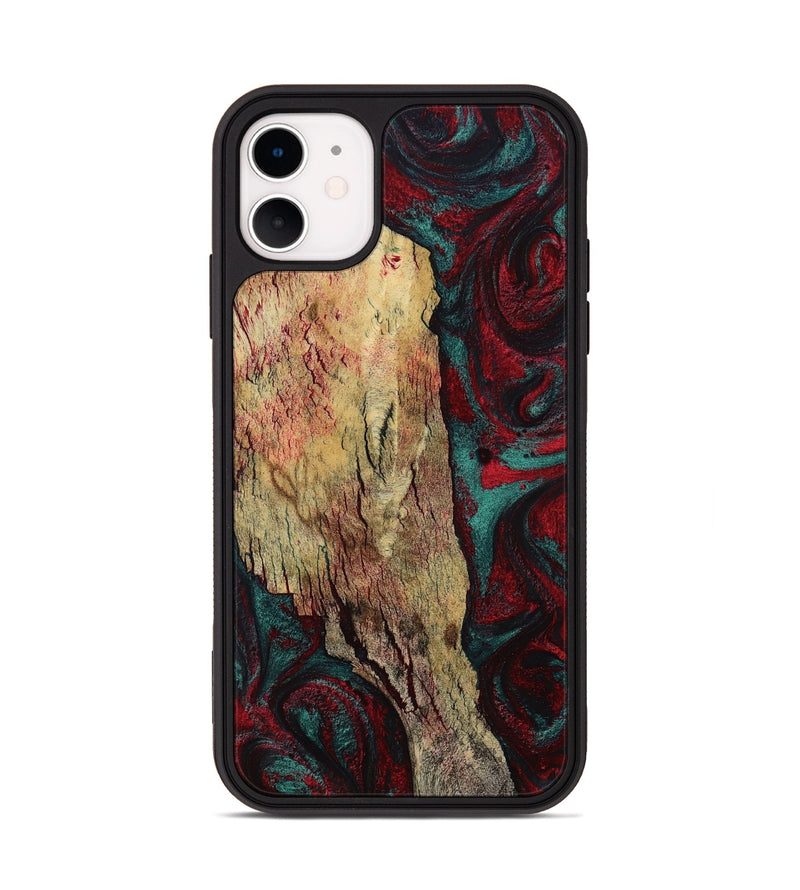 iPhone 11 Wood Phone Case - Rufus (Red, 799637)
