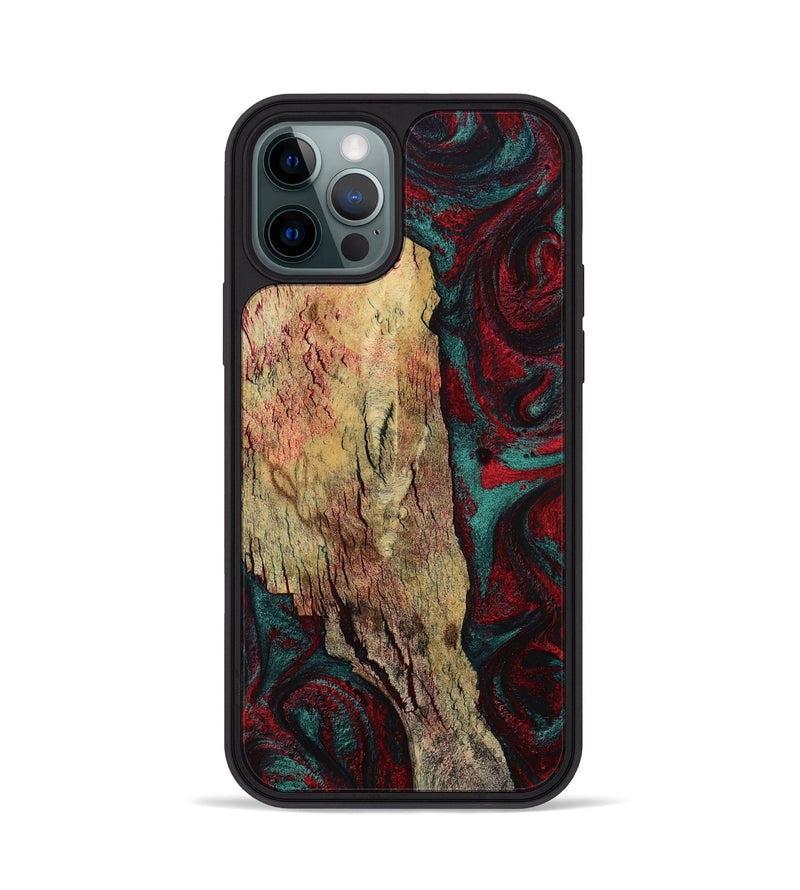 iPhone 12 Pro Wood Phone Case - Rufus (Red, 799637)