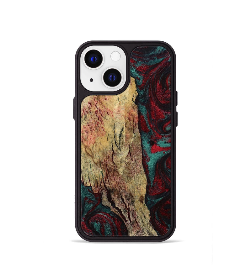 iPhone 13 mini Wood Phone Case - Rufus (Red, 799637)