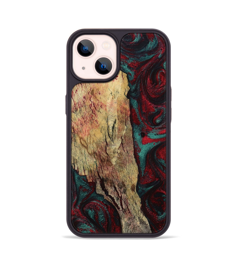 iPhone 14 Wood Phone Case - Rufus (Red, 799637)