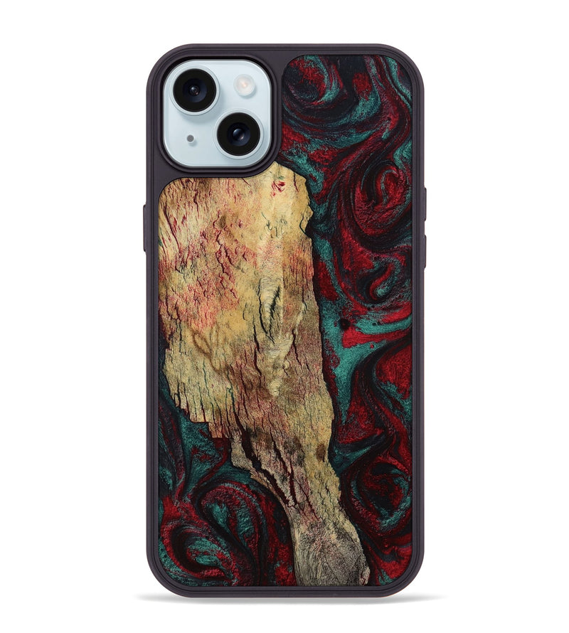 iPhone 15 Plus Wood Phone Case - Rufus (Red, 799637)