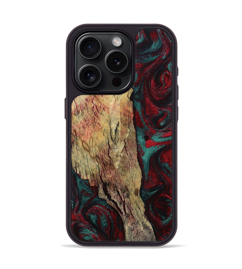 iPhone 15 Pro Wood Phone Case - Rufus (Red, 799637)