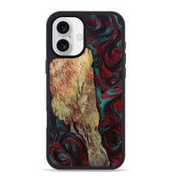 iPhone 16 Plus Wood Phone Case - Rufus (Red, 799637)