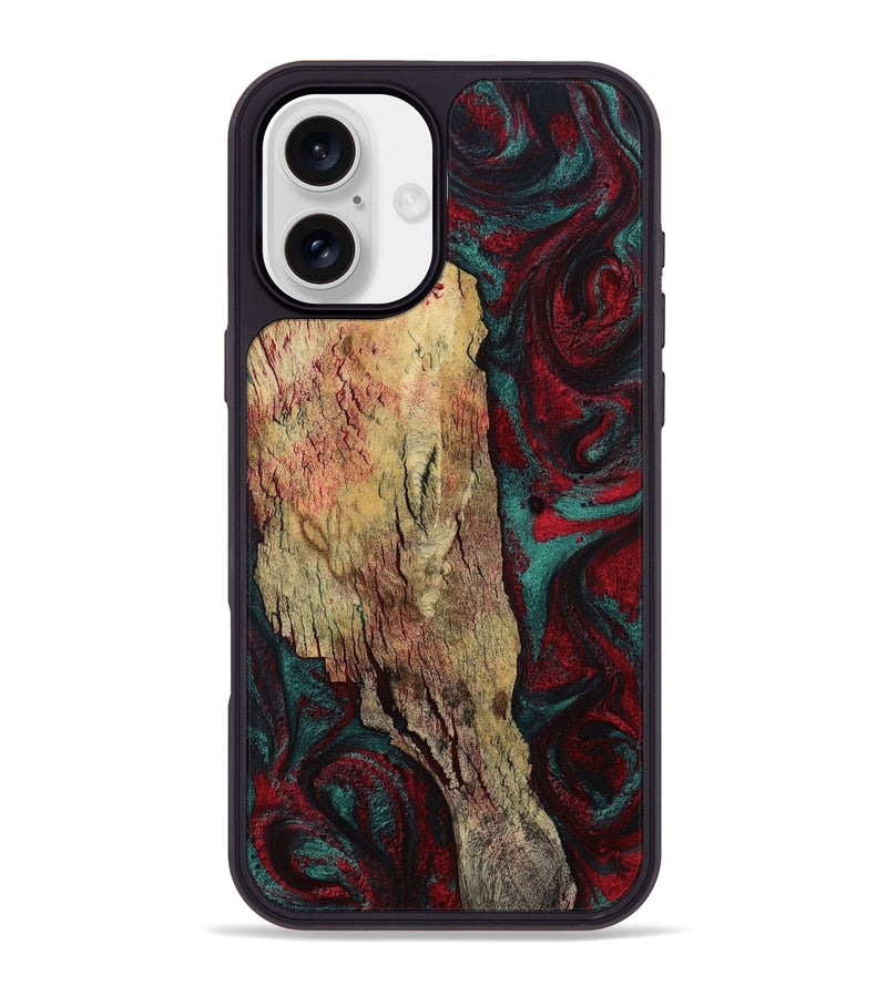 iPhone 16 Plus Wood Phone Case - Rufus (Red, 799637)
