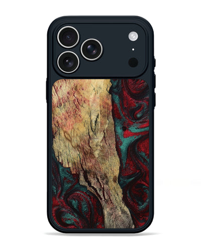 iPhone 17 Pro Max Wood Phone Case - Rufus (Red, 799637)