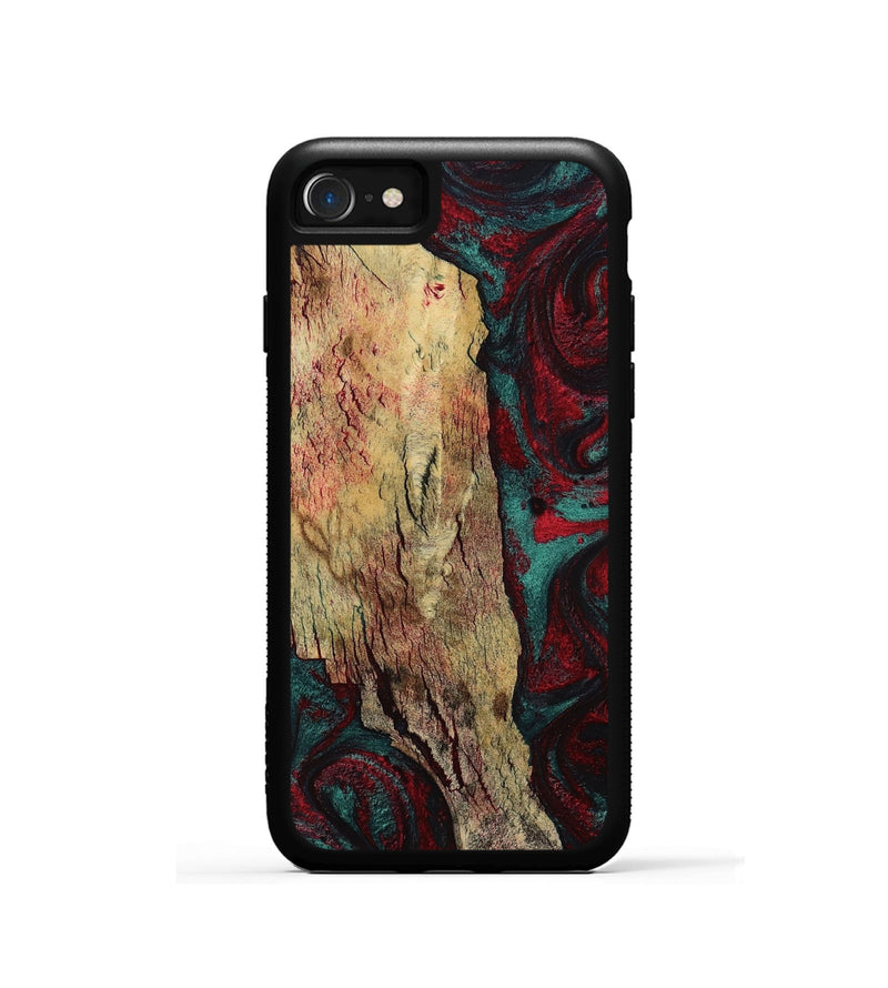 iPhone SE Wood Phone Case - Rufus (Red, 799637)