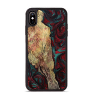 iPhone Xs Max Wood Phone Case - Rufus (Red, 799637)