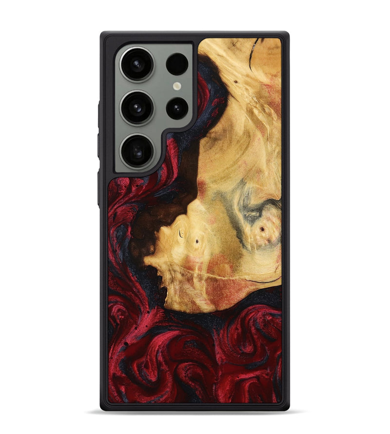 Galaxy S24 Ultra Wood Phone Case - Julisa (Red, 799638)