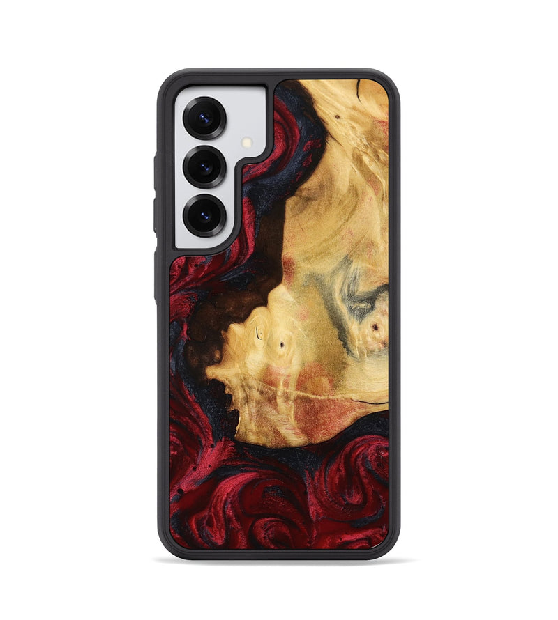 Galaxy S25 Wood Phone Case - Julisa (Red, 799638)