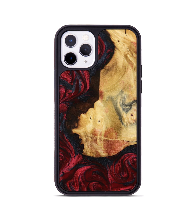 iPhone 11 Pro Wood Phone Case - Julisa (Red, 799638)