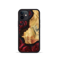iPhone 12 mini Wood Phone Case - Julisa (Red, 799638)