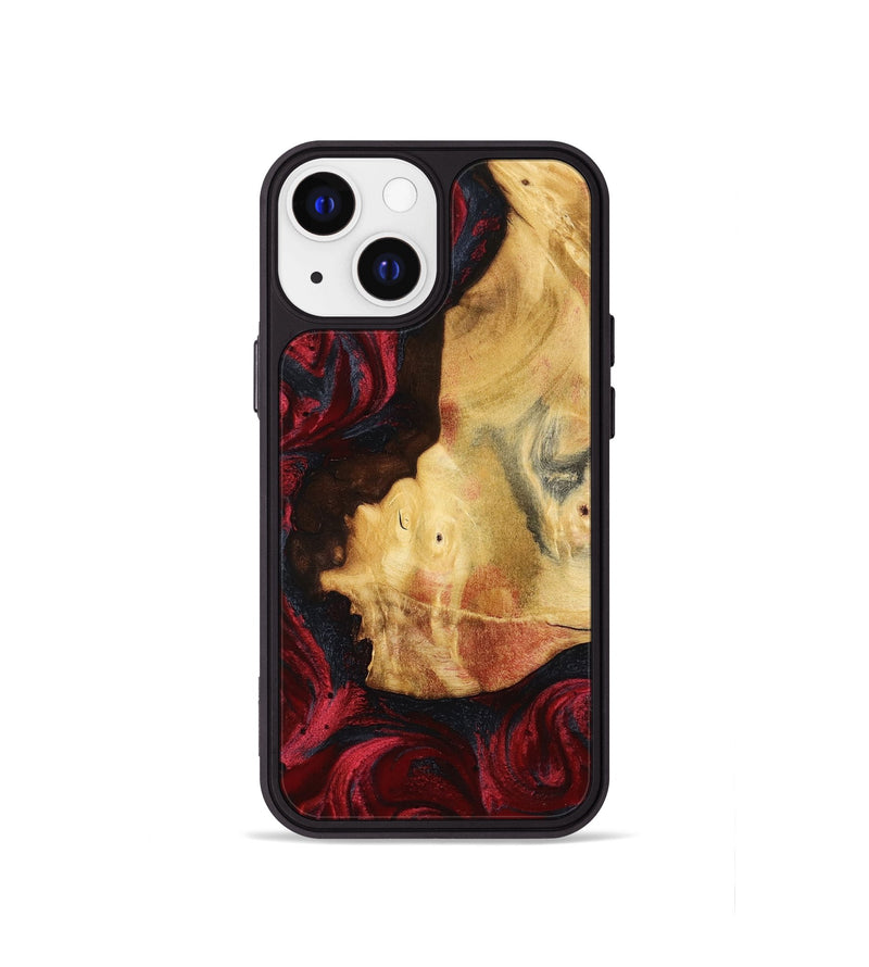 iPhone 13 mini Wood Phone Case - Julisa (Red, 799638)