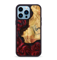 iPhone 14 Pro Max Wood Phone Case - Julisa (Red, 799638)