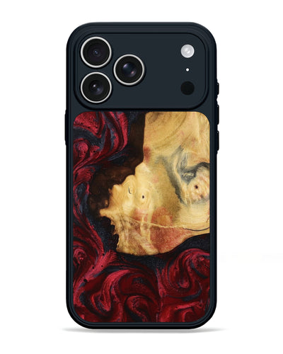 iPhone 17 Pro Max Wood Phone Case - Julisa (Red, 799638)
