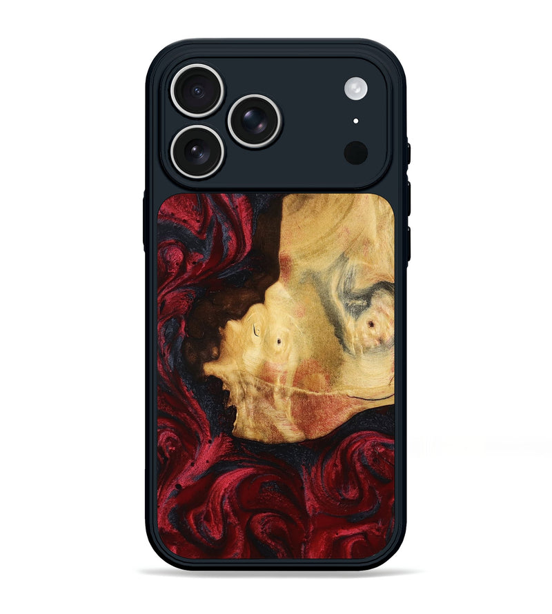 iPhone 17 Pro Max Wood Phone Case - Julisa (Red, 799638)