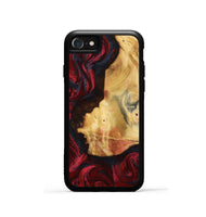 iPhone SE Wood Phone Case - Julisa (Red, 799638)