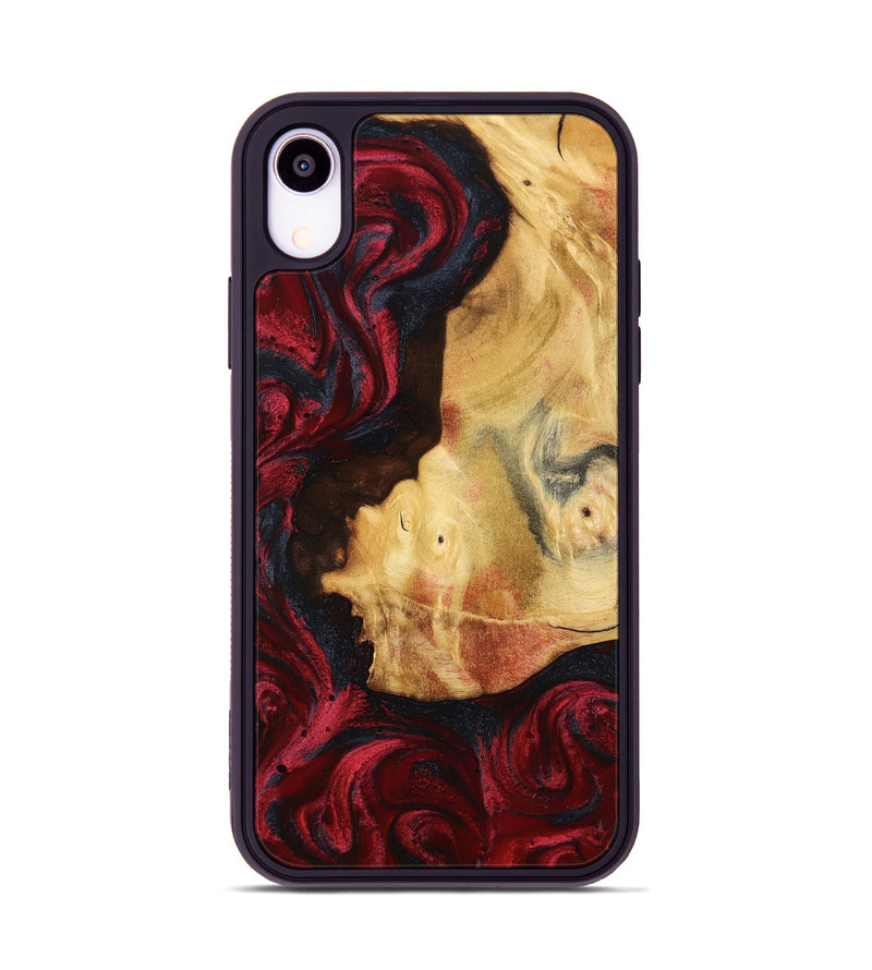 iPhone Xr Wood Phone Case - Julisa (Red, 799638)