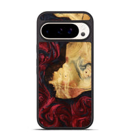 Pixel 9 Wood Phone Case - Julisa (Red, 799638)