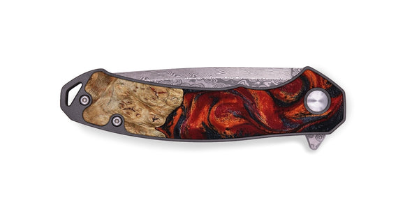EDC Wood Pocket Knife - Otho (Red, 799639)