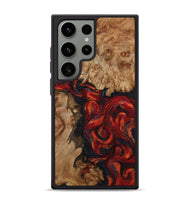 Galaxy S24 Ultra Wood Phone Case - Otho (Red, 799639)
