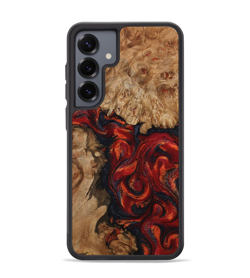 Galaxy S25 Plus Wood Phone Case - Otho (Red, 799639)