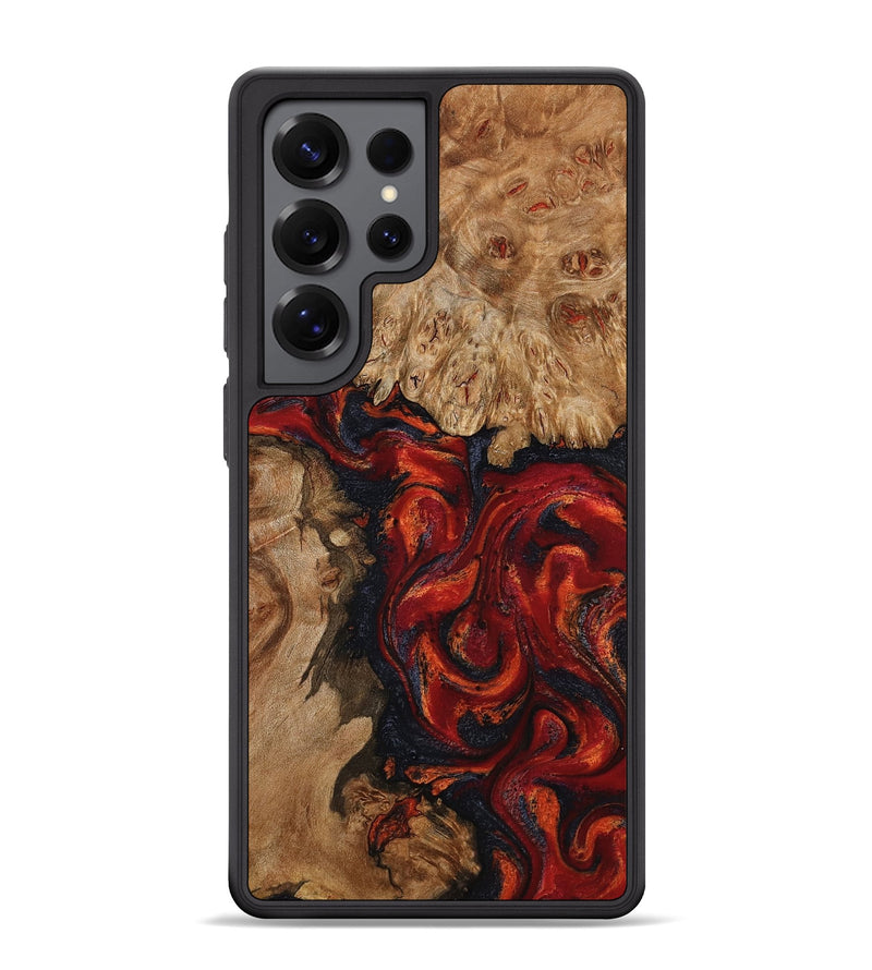 Galaxy S25 Ultra Wood Phone Case - Otho (Red, 799639)
