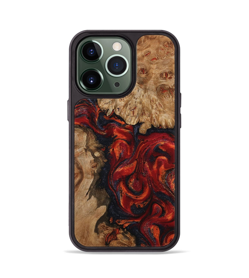 iPhone 13 Pro Wood Phone Case - Otho (Red, 799639)