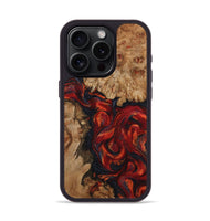 iPhone 15 Pro Wood Phone Case - Otho (Red, 799639)
