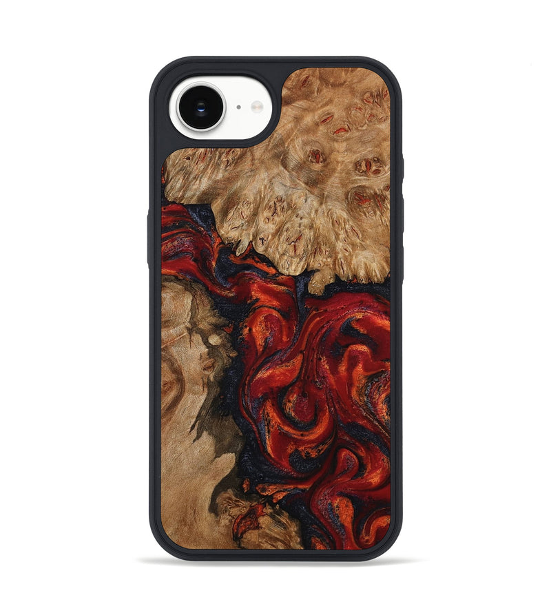 iPhone 16e Wood Phone Case - Otho (Red, 799639)