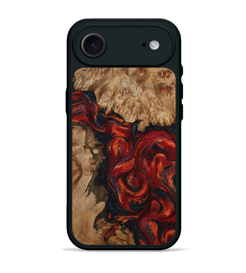iPhone 17 Air Wood Phone Case - Otho (Red, 799639)