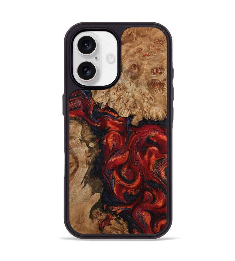 iPhone 17 Wood Phone Case - Otho (Red, 799639)