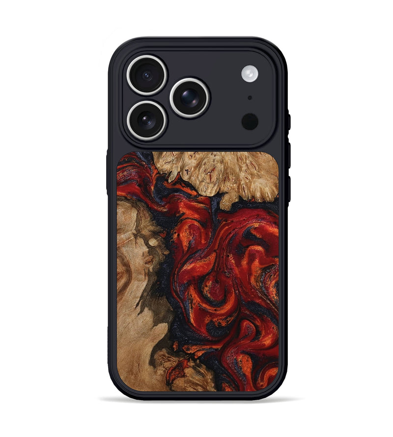 iPhone 17 Pro Wood Phone Case - Otho (Red, 799639)