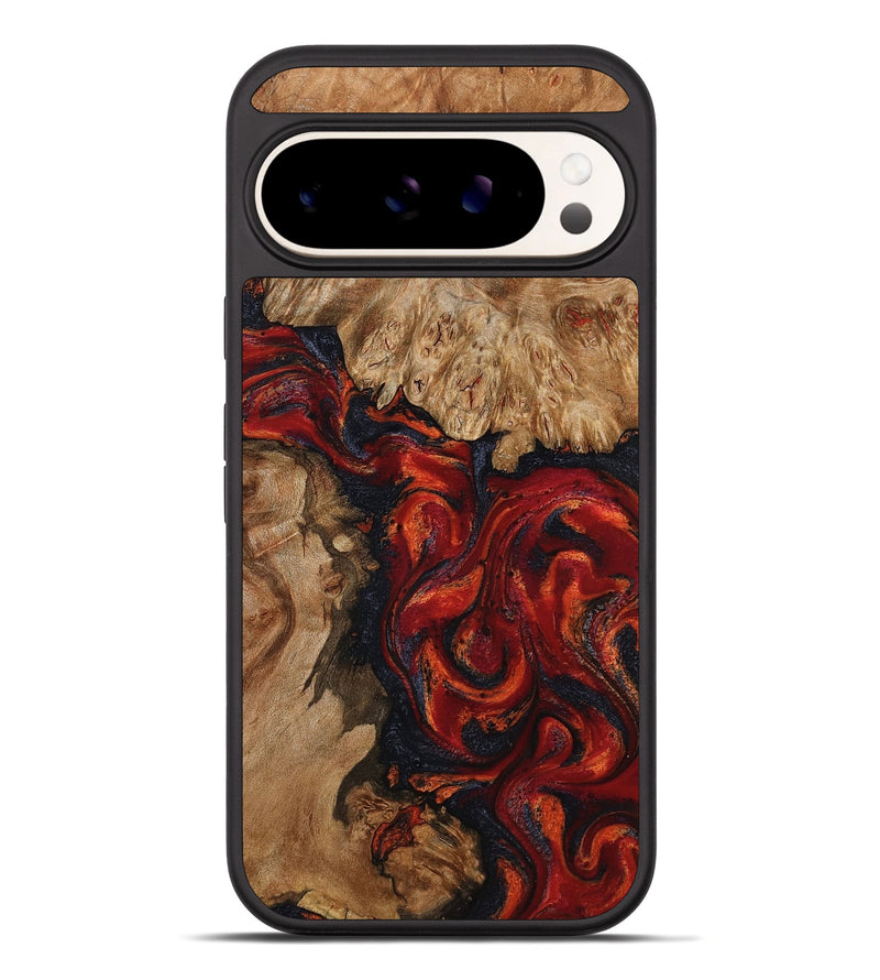 Pixel 10 Pro XL Wood Phone Case - Otho (Red, 799639)