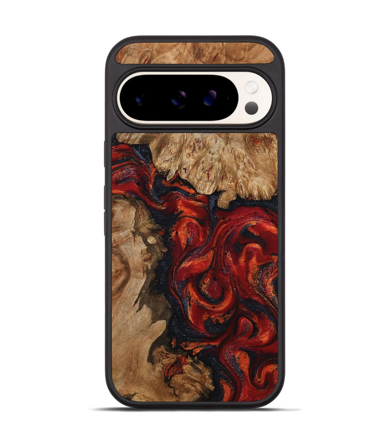 Pixel 9 Pro Wood Phone Case - Otho (Red, 799639)