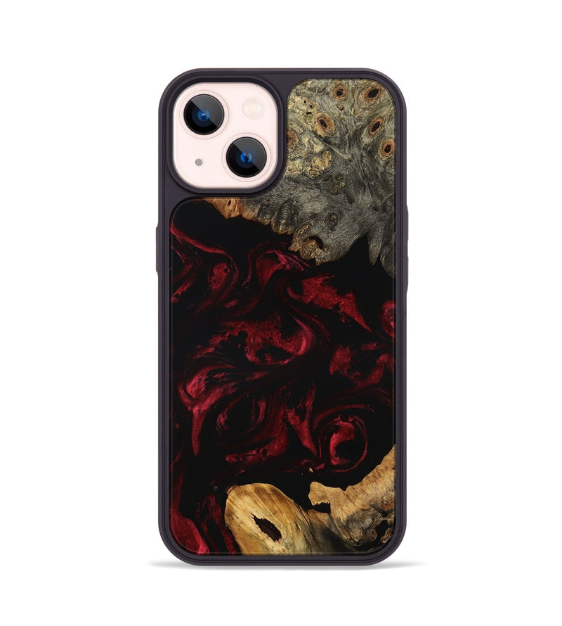 iPhone 14 Wood Phone Case - Coleman (Red, 799640)