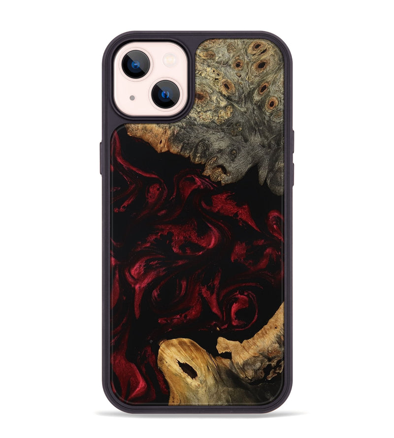 iPhone 14 Plus Wood Phone Case - Coleman (Red, 799640)