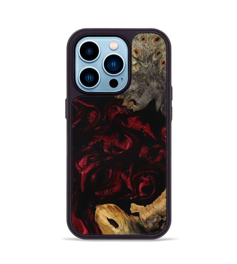 iPhone 14 Pro Wood Phone Case - Coleman (Red, 799640)