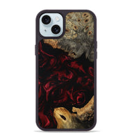 iPhone 15 Plus Wood Phone Case - Coleman (Red, 799640)