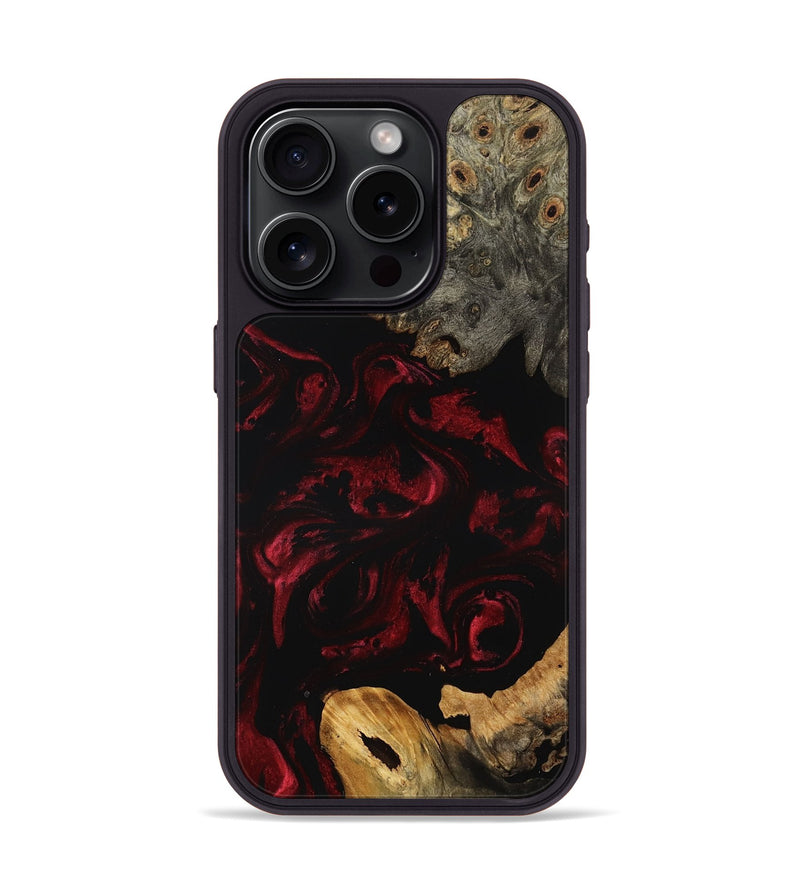 iPhone 15 Pro Wood Phone Case - Coleman (Red, 799640)