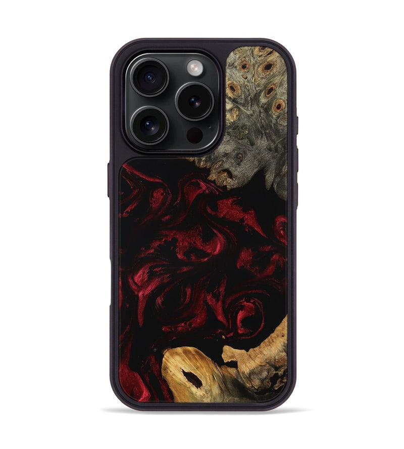 iPhone 16 Pro Wood Phone Case - Coleman (Red, 799640)