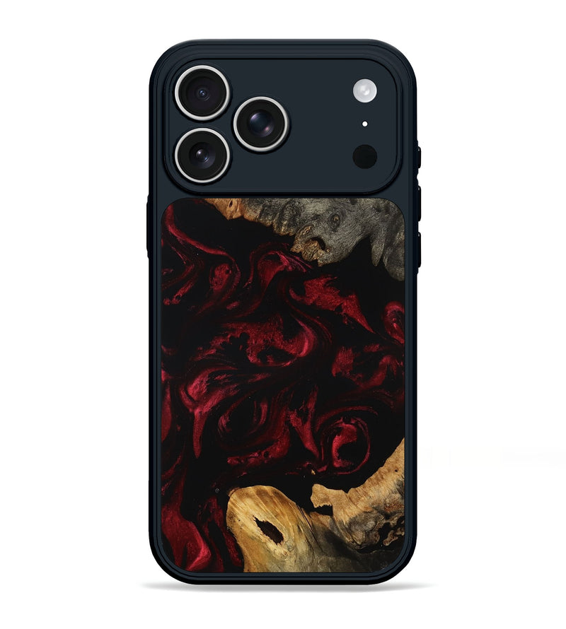 iPhone 17 Pro Max Wood Phone Case - Coleman (Red, 799640)