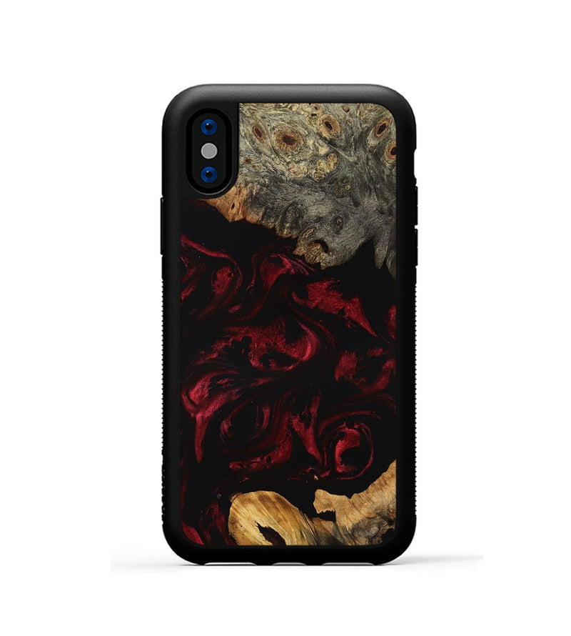 iPhone Xs Wood Phone Case - Coleman (Red, 799640)
