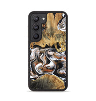 Galaxy S23 Wood Phone Case - Lorene (Black & White, 799641)