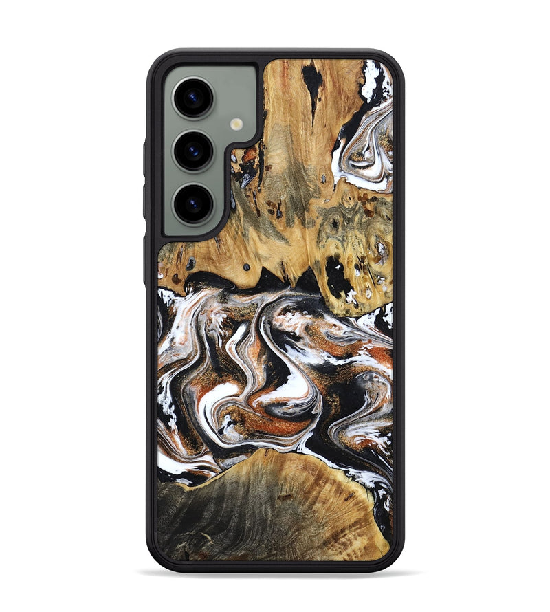 Galaxy S24 Plus Wood Phone Case - Lorene (Black & White, 799641)