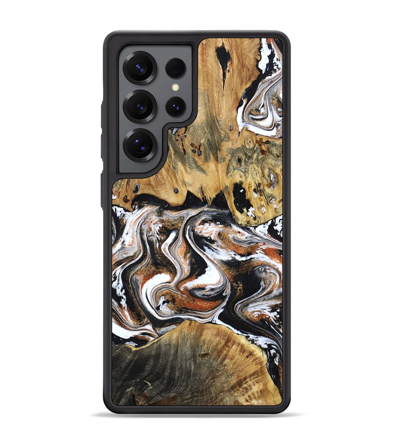 Galaxy S25 Ultra Wood Phone Case - Lorene (Black & White, 799641)