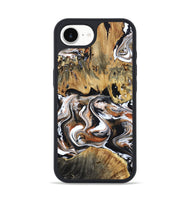 iPhone 16e Wood Phone Case - Lorene (Black & White, 799641)