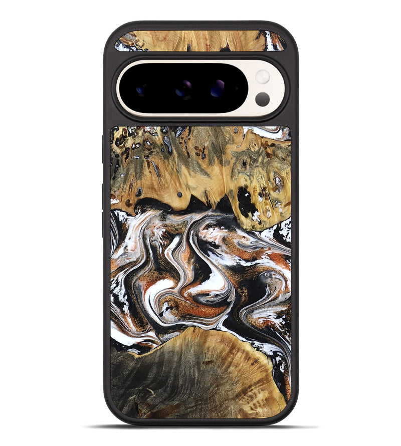 Pixel 10 Pro XL Wood Phone Case - Lorene (Black & White, 799641)
