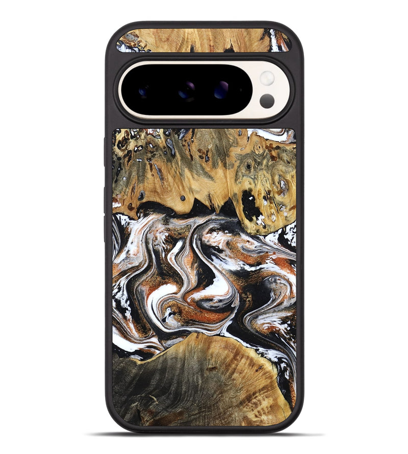 Pixel 9 Pro XL Wood Phone Case - Lorene (Black & White, 799641)