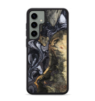 Galaxy S24 Plus Wood Phone Case - Rikki (Black & White, 799642)