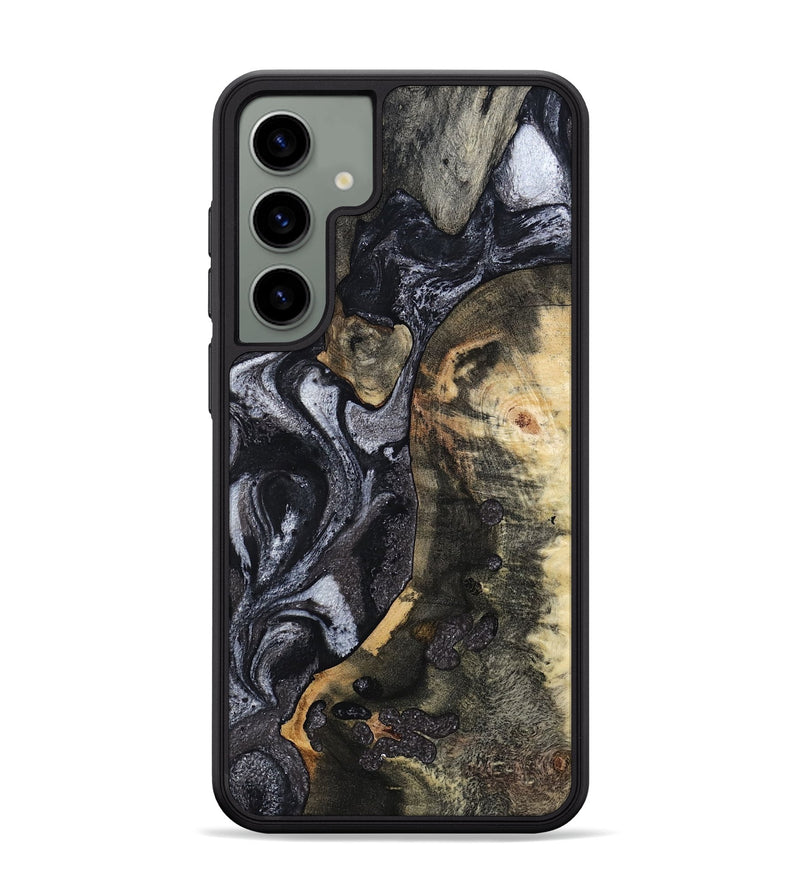 Galaxy S24 Plus Wood Phone Case - Rikki (Black & White, 799642)